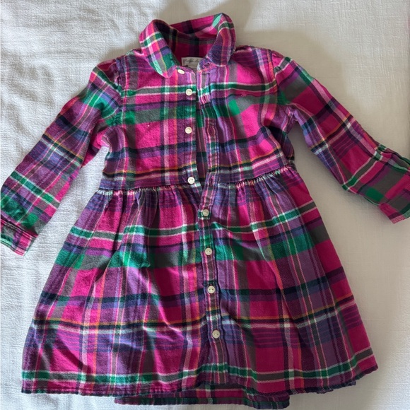 Ralph Lauren Vibrant Plaid Dress for Kids - Picture 1 of 2